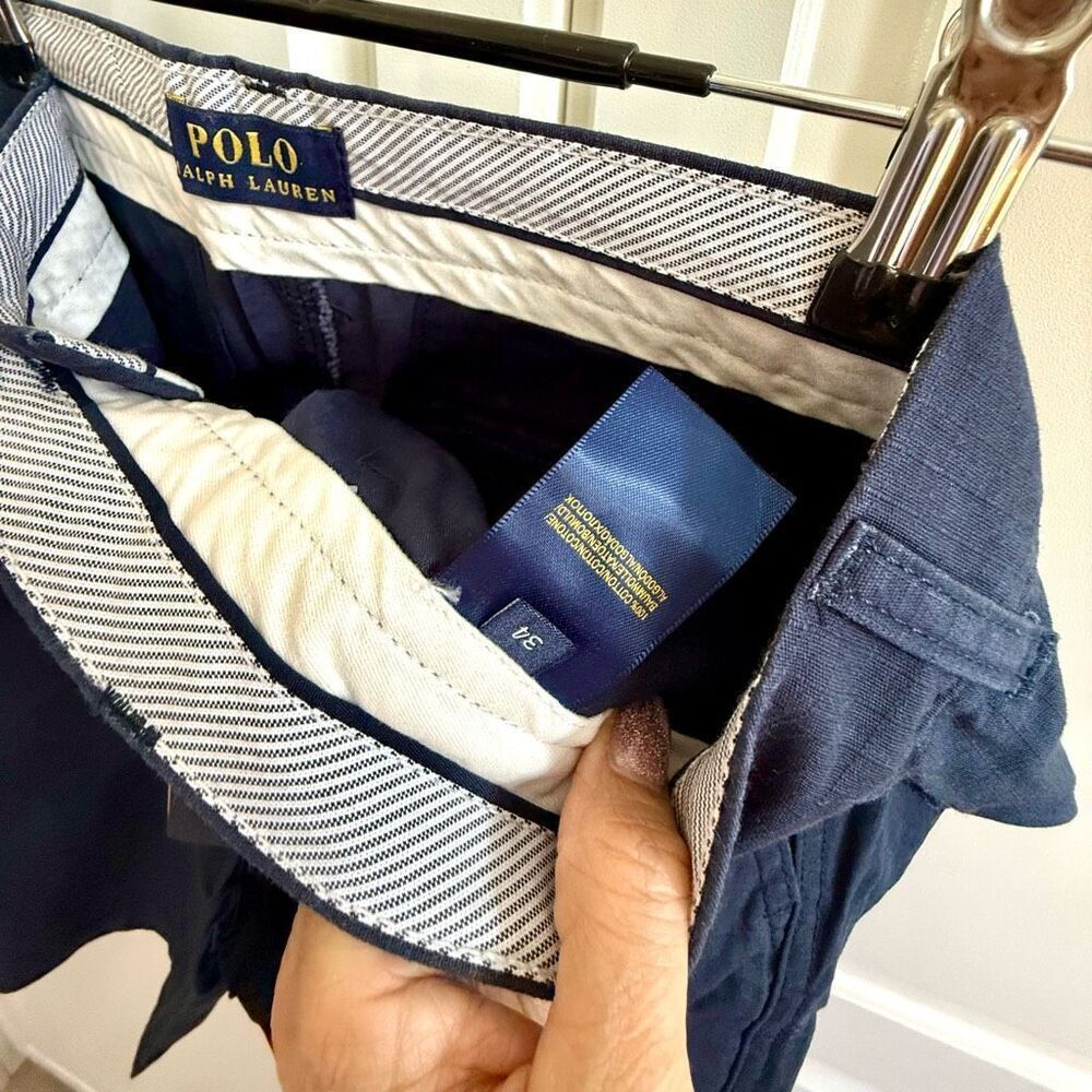 NWT Polo Ralph Lauren Performance shorts.  In navy blue Size 34 - Picture 7 of 7